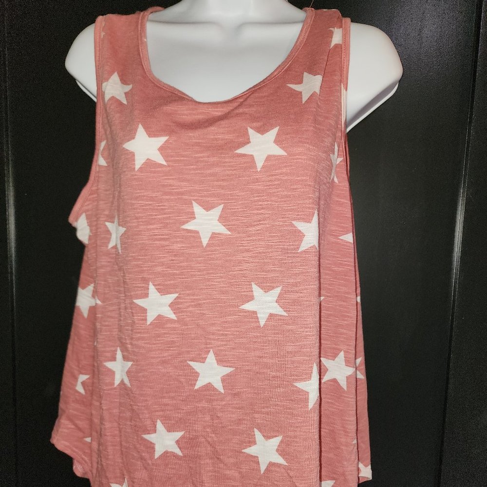 BomBom Red & White Star Tank Sx XL
